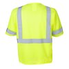 Ironwear Polyester Mesh Safety Vest Class 3 w/ Zipper & 6 Pockets (Lime/Large) 1294-LZ-LG